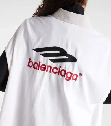 Balenciaga Oversized cotton shirt dress | Thumbnail 3 Balenciaga Oversized cotton shirt dress | Thumbnail 3