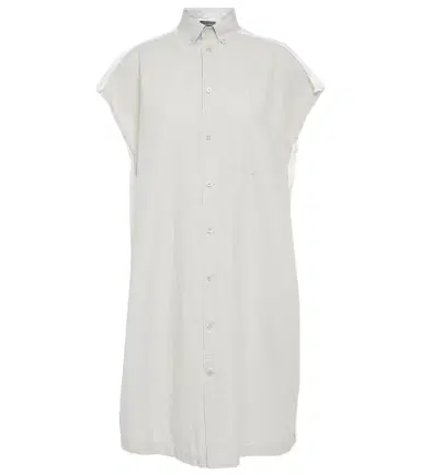 Balenciaga Oversized cotton shirt dress | Thumbnail 1 Balenciaga Oversized cotton shirt dress | Thumbnail 1