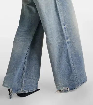 Balenciaga Mid-rise wide-leg jeans | Thumbnail 3 Balenciaga Mid-rise wide-leg jeans | Thumbnail 3