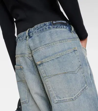 Balenciaga Mid-rise wide-leg jeans | Thumbnail 7 Balenciaga Mid-rise wide-leg jeans | Thumbnail 7