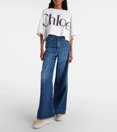 Chloe Chloé Nama 80 suede and leather wedge sneakers | Thumbnail 5 Chloe Chloé Nama 80 suede and leather wedge sneakers | Thumbnail 5