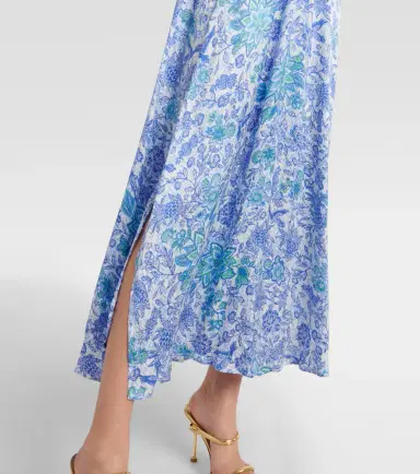 Poupette St Barth Printed midi dress | Thumbnail 5 Poupette St Barth Printed midi dress | Thumbnail 5