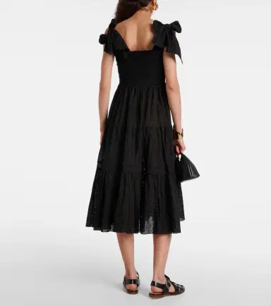 Poupette St Barth Triny cotton midi dress | Thumbnail 2 Poupette St Barth Triny cotton midi dress | Thumbnail 2