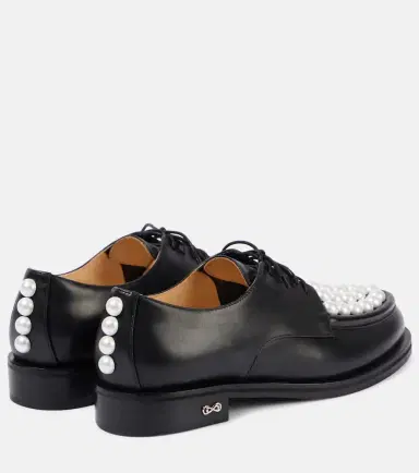Mach & Mach Sirene embellished leather loafers | Thumbnail 3 Mach & Mach Sirene embellished leather loafers | Thumbnail 3