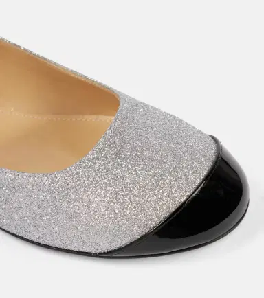 Mach & Mach Embellished glitter Mary Jane flats | Thumbnail 3 Mach & Mach Embellished glitter Mary Jane flats | Thumbnail 3
