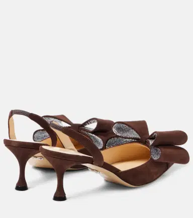 Mach & Mach Le Cadeau 65 suede pumps | Thumbnail 4 Mach & Mach Le Cadeau 65 suede pumps | Thumbnail 4