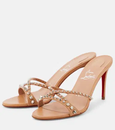 Christian Louboutin Tatoosh 85 spiked leather mules | Thumbnail 2 Christian Louboutin Tatoosh 85 spiked leather mules | Thumbnail 2