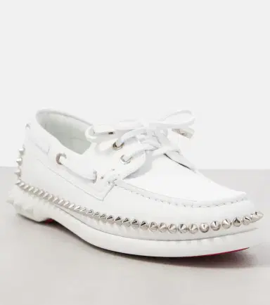 Christian Louboutin Gerockel studded leather boat shoes | Thumbnail 3 Christian Louboutin Gerockel studded leather boat shoes | Thumbnail 3
