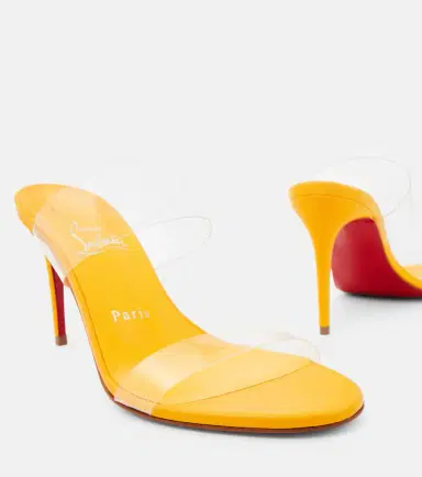 Christian Louboutin Just Nothing 85 PVC mules | Thumbnail 2 Christian Louboutin Just Nothing 85 PVC mules | Thumbnail 2