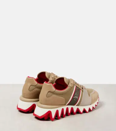 Christian Louboutin Nastroshark leather and canvas sneakers | Thumbnail 3 Christian Louboutin Nastroshark leather and canvas sneakers | Thumbnail 3