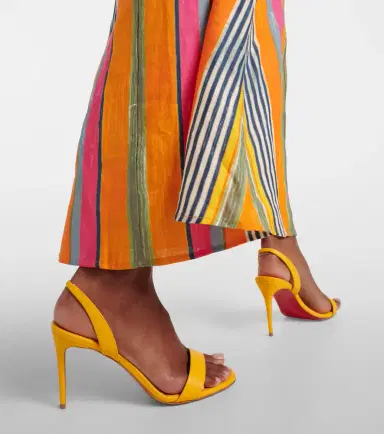 Christian Louboutin O Marylin 100 leather slingback sandals | Thumbnail 6 Christian Louboutin O Marylin 100 leather slingback sandals | Thumbnail 6