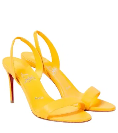 Christian Louboutin O Marylin 100 leather slingback sandals | Thumbnail 1 Christian Louboutin O Marylin 100 leather slingback sandals | Thumbnail 1