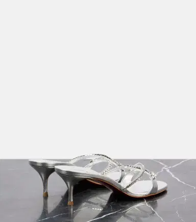 Christian Louboutin Queen 55 embellished leather sandals | Thumbnail 3 Christian Louboutin Queen 55 embellished leather sandals | Thumbnail 3