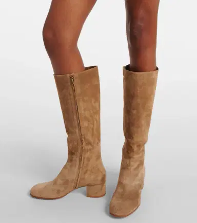 Gianvito Rossi 45 suede knee-high boots | Thumbnail 5 Gianvito Rossi 45 suede knee-high boots | Thumbnail 5