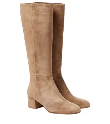 Gianvito Rossi 45 suede knee-high boots | Thumbnail 1 Gianvito Rossi 45 suede knee-high boots | Thumbnail 1