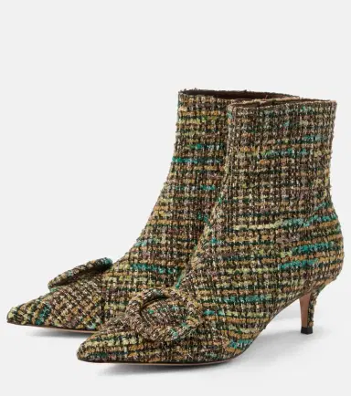 Gianvito Rossi 55 bouclé ankle boots | Thumbnail 4 Gianvito Rossi 55 bouclé ankle boots | Thumbnail 4