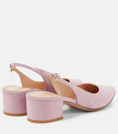 Gianvito Rossi Piper 45 suede slingback pumps | Thumbnail 4 Gianvito Rossi Piper 45 suede slingback pumps | Thumbnail 4