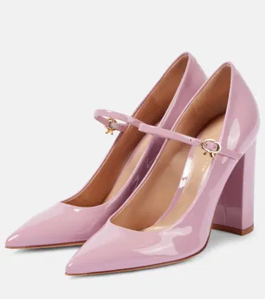 Gianvito Rossi Ribbon Jane patent leather pumps | Thumbnail 3 Gianvito Rossi Ribbon Jane patent leather pumps | Thumbnail 3
