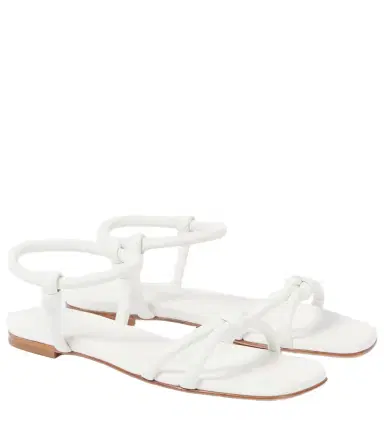 Gianvito Rossi Juno leather sandals | Thumbnail 1 Gianvito Rossi Juno leather sandals | Thumbnail 1