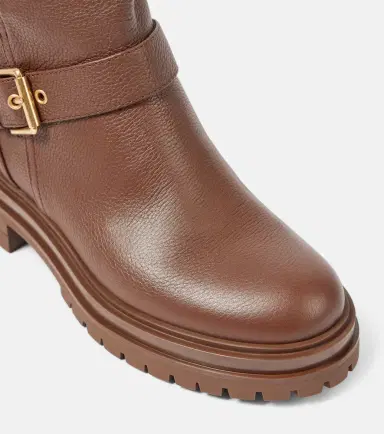 Gianvito Rossi Thiago leather biker boots | Thumbnail 2 Gianvito Rossi Thiago leather biker boots | Thumbnail 2