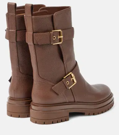 Gianvito Rossi Thiago leather biker boots | Thumbnail 4 Gianvito Rossi Thiago leather biker boots | Thumbnail 4