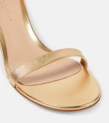 Gianvito Rossi Gaeta 45 metallic leather sandals | Thumbnail 4 Gianvito Rossi Gaeta 45 metallic leather sandals | Thumbnail 4