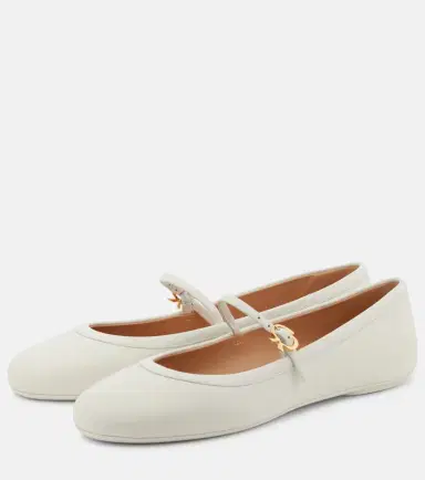 Gianvito Rossi Carla leather Mary Jane flats | Thumbnail 4 Gianvito Rossi Carla leather Mary Jane flats | Thumbnail 4