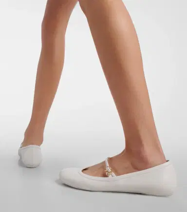 Gianvito Rossi Carla leather Mary Jane flats | Thumbnail 5 Gianvito Rossi Carla leather Mary Jane flats | Thumbnail 5