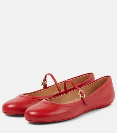 Gianvito Rossi Carla leather Mary Jane flats | Thumbnail 4 Gianvito Rossi Carla leather Mary Jane flats | Thumbnail 4