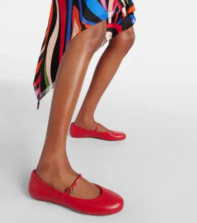 Gianvito Rossi Carla leather Mary Jane flats | Thumbnail 5 Gianvito Rossi Carla leather Mary Jane flats | Thumbnail 5