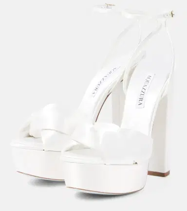 Aquazzura Bridal Olie 140 satin platform sandals | Thumbnail 2 Aquazzura Bridal Olie 140 satin platform sandals | Thumbnail 2