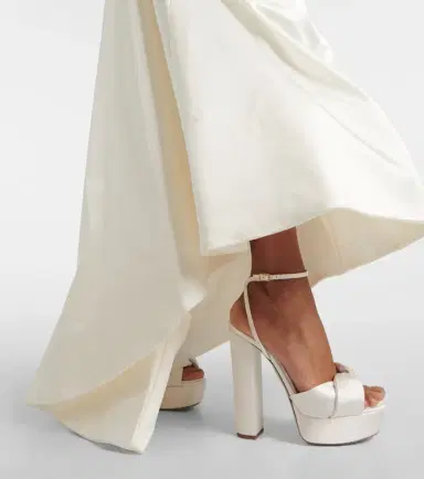 Aquazzura Bridal Olie 140 satin platform sandals | Thumbnail 7 Aquazzura Bridal Olie 140 satin platform sandals | Thumbnail 7