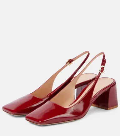Gianvito Rossi Freeda patent leather slingback pumps | Thumbnail 3 Gianvito Rossi Freeda patent leather slingback pumps | Thumbnail 3