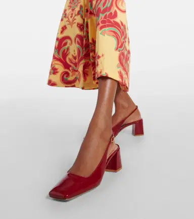 Gianvito Rossi Freeda patent leather slingback pumps | Thumbnail 5 Gianvito Rossi Freeda patent leather slingback pumps | Thumbnail 5
