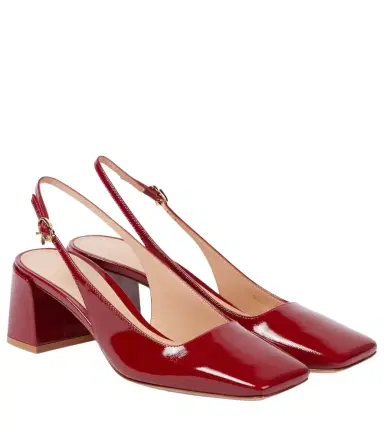 Gianvito Rossi Freeda patent leather slingback pumps | Thumbnail 1 Gianvito Rossi Freeda patent leather slingback pumps | Thumbnail 1
