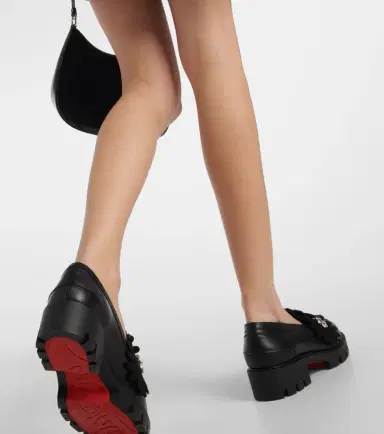 Christian Louboutin Flora Moc embellished leather loafers | Thumbnail 7 Christian Louboutin Flora Moc embellished leather loafers | Thumbnail 7