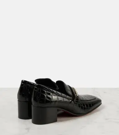 Christian Louboutin MJ Moc croc-effect leather loafers | Thumbnail 4 Christian Louboutin MJ Moc croc-effect leather loafers | Thumbnail 4