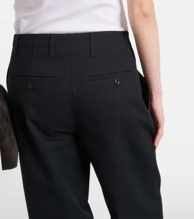 Toteme Cotton twill wide-leg pants | Thumbnail 3 Toteme Cotton twill wide-leg pants | Thumbnail 3