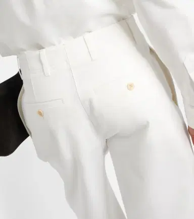 Toteme High-rise cotton twill wide-leg pants | Thumbnail 5 Toteme High-rise cotton twill wide-leg pants | Thumbnail 5