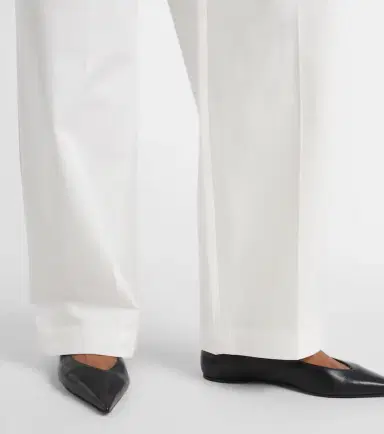 Toteme High-rise cotton twill wide-leg pants | Thumbnail 7 Toteme High-rise cotton twill wide-leg pants | Thumbnail 7