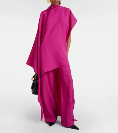 Taller Marmo Marlene high-rise crêpe cady palazzo pants | Thumbnail 2 Taller Marmo Marlene high-rise crêpe cady palazzo pants | Thumbnail 2