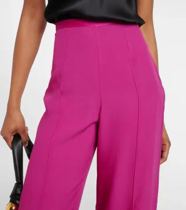 Taller Marmo Marlene high-rise crêpe cady palazzo pants | Thumbnail 3 Taller Marmo Marlene high-rise crêpe cady palazzo pants | Thumbnail 3