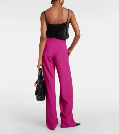 Taller Marmo Marlene high-rise crêpe cady palazzo pants | Thumbnail 6 Taller Marmo Marlene high-rise crêpe cady palazzo pants | Thumbnail 6