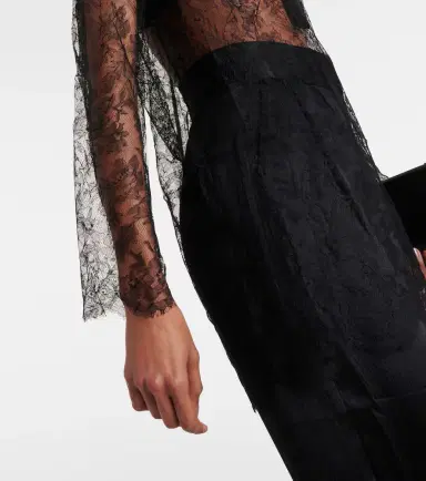 Tove Lucie floral lace silk top | Thumbnail 2 Tove Lucie floral lace silk top | Thumbnail 2