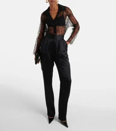 Tove Lucie floral lace silk top | Thumbnail 3 Tove Lucie floral lace silk top | Thumbnail 3