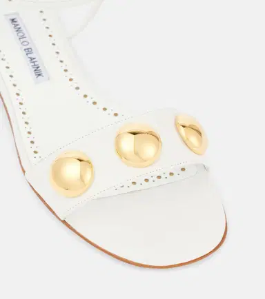 Manolo Blahnik Chaouhen embellished leather sandals | Thumbnail 3 Manolo Blahnik Chaouhen embellished leather sandals | Thumbnail 3