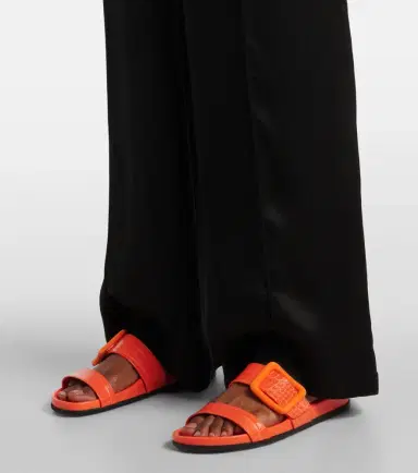 Manolo Blahnik Mayfu leather slides | Thumbnail 5 Manolo Blahnik Mayfu leather slides | Thumbnail 5