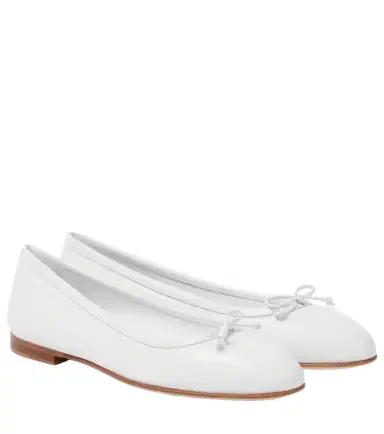 Manolo Blahnik Verallii leather ballet flats | Thumbnail 1 Manolo Blahnik Verallii leather ballet flats | Thumbnail 1