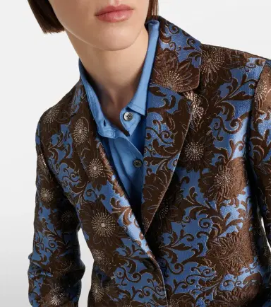 'S Max Mara Kate floral jacquard blazer | Thumbnail 6 'S Max Mara Kate floral jacquard blazer | Thumbnail 6