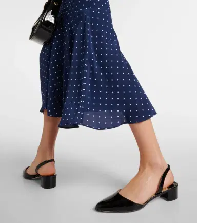 Manolo Blahnik Aspro 30 patent leather slingback pumps | Thumbnail 7 Manolo Blahnik Aspro 30 patent leather slingback pumps | Thumbnail 7